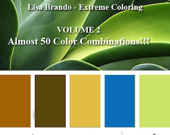 Leaf Color Combinations For Adult Coloring Books Prismacolor Lisa Brando Extreme Coloring Guide How To Color Leaves Tutorial Download