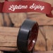 see more listings in the Wood Inlay Wedding Bands section