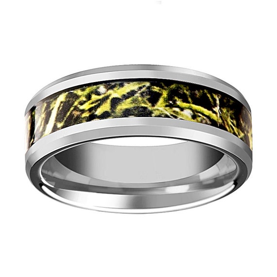 Tungsten camo rings for him sale