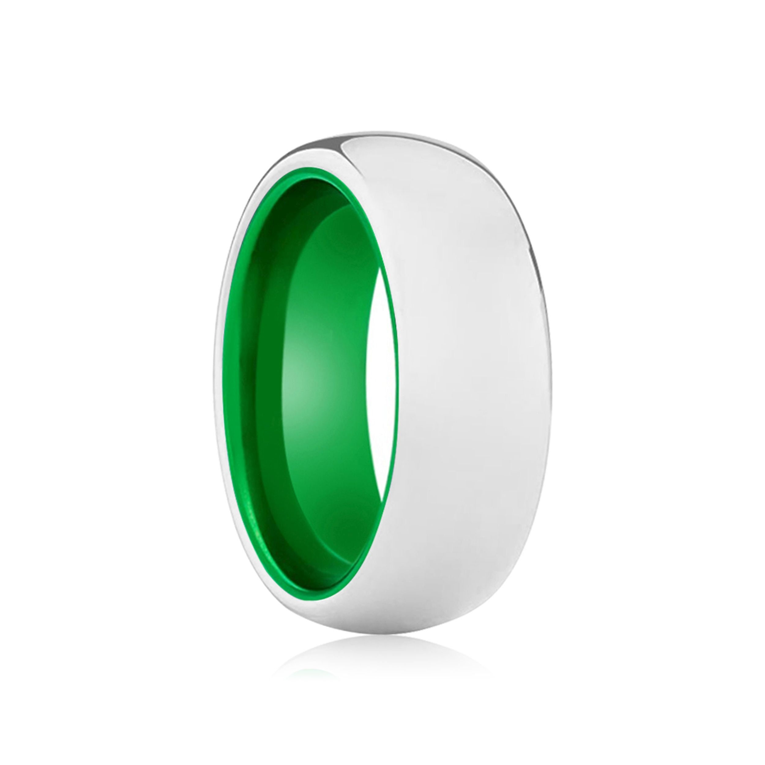 Tungsten Ring Green, Men's Tungsten Band, Men's Tungsten Ring, Tungsten Band, Men's Wedding Ring, Men's Wedding Band, Personalized Ring