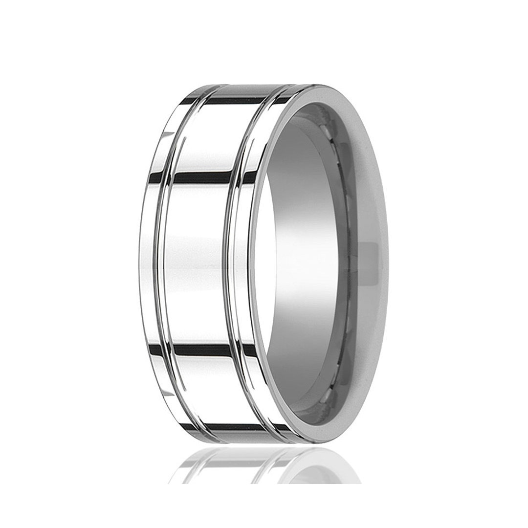 Tungsten Wedding Band,silver Tungsten Ring,men & Women