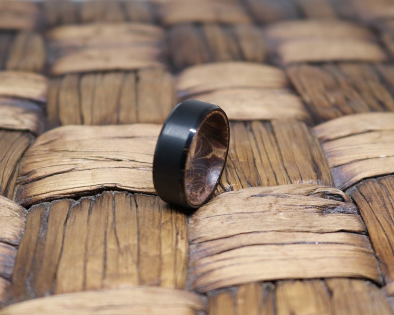 Hochzeitsband aus Holz Box Holunder Holzring Herren | Etsy