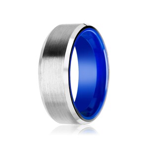 Tungsten Wedding Band,Silver Tungsten Ring,Men & Women,Tungsten Carbide Ring,Anniversary Band,Polished Design,Couples Tungsten, Promise Ring