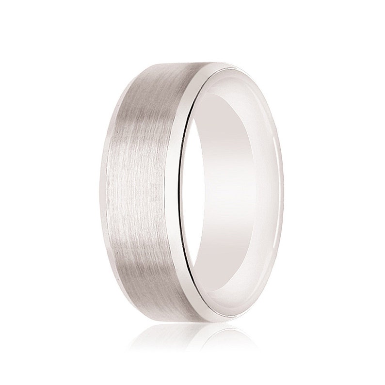 Tungsten Wedding Ring,Mens Wedding Band,Silver Brushed,Wedding Band Ring,Anniversary Ring,Promise Ring,Comfort Fit