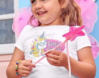 Little Sasshole™ Cute Unicorn Tshirt for Girls | Unicorn Birthday Gifts | Gift for Girls
