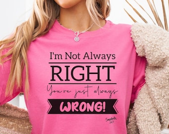 Bold Sassy Women's Graphic Tee | Unassigned — Review Funny Sarcastic Shirt