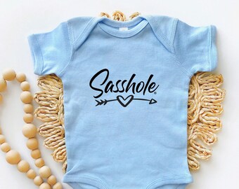 Sasshole® Baby Onesie®, Pregnancy Announcement, Cute Baby Clothes, Cute Baby Onesies®, Funny Baby Onesie®