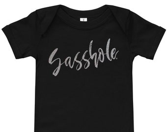 Download Princess Sasshole Baby Jersey Bodysuit Sassy Baby One Piece Etsy