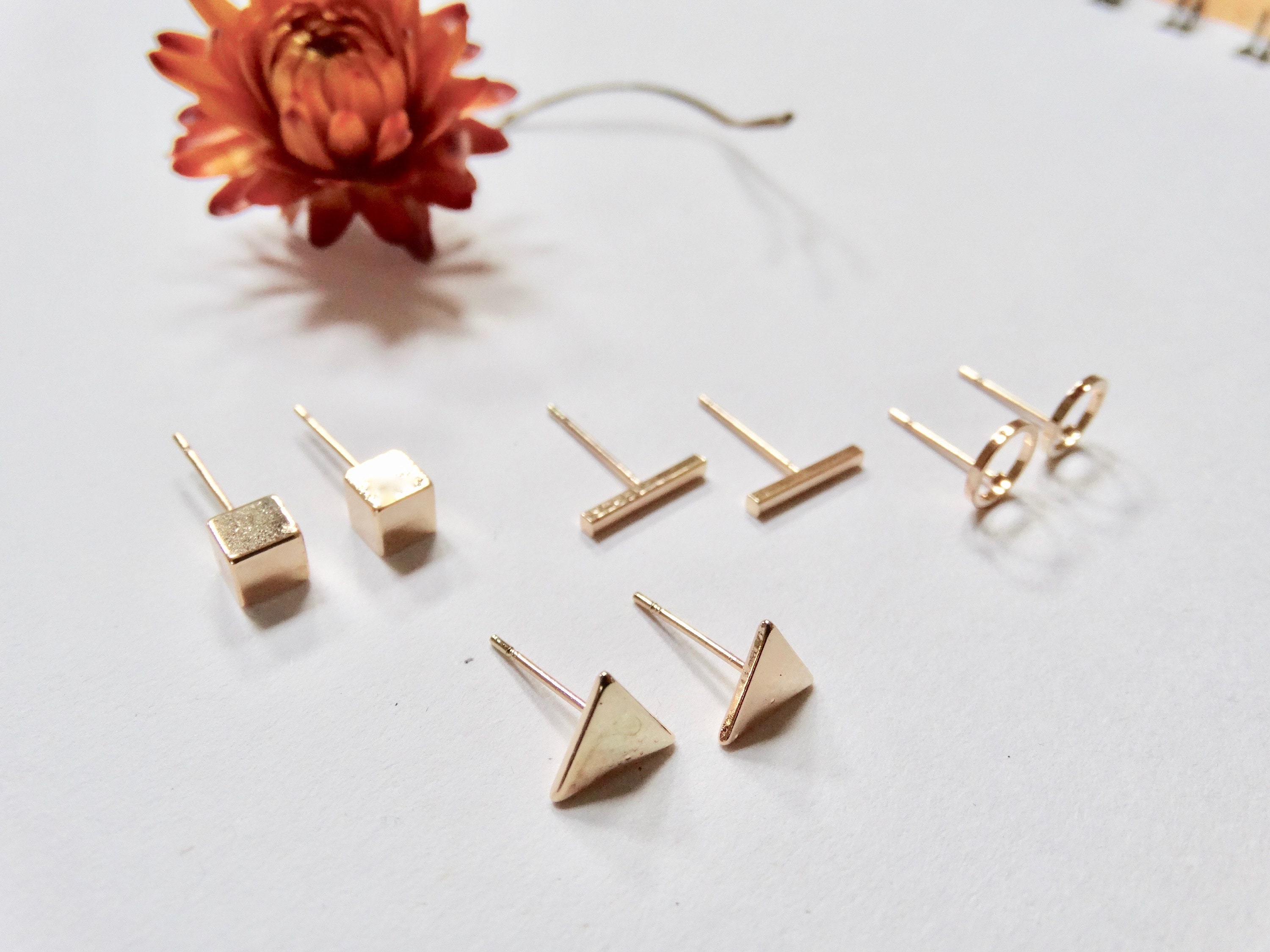 【SHAPES STUDIO】Minimalist Layering イヤーカフ 3style Nejiri Abstract Earrings - SFMOMA Museum Store