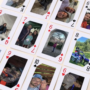 Custom Photo Playing Cards with Box - Deck of Cards with Photo - Wedding Present Cards - Wedding Favor Poker Cards