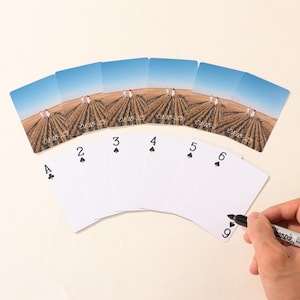 Custom Blank Playing Cards, Personalized Photo Deck of Cards, Wedding Guestbook Alternative, Wedding Signing Book