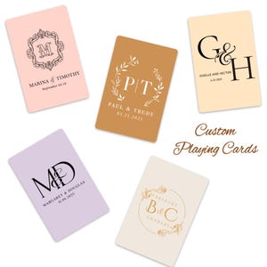 Custom Guest Book Playing Cards, Wedding Guest Book Alternative, Engagement Party Cards, Blank Playing Cards, Guest Sign