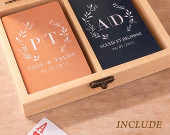 Personalisierte Gästebuch-Spielkarten | Alternativen zum Hochzeitsgästebuch | Blanko-Spielkarten