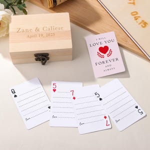 Personalised Wedding Guest Book Playing Cards,  Wedding Guest Book Alternative, Deck of Cards Guest Book, Wedding Gift