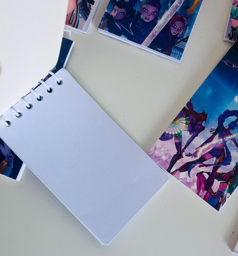 Angled Notepad X10 K Pop Demon Hunters Note Books, Note Pads, Party Bag, Huntrix, Saja ...