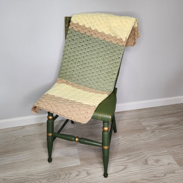 Sage Green Baby Blanket Yarn Etsy