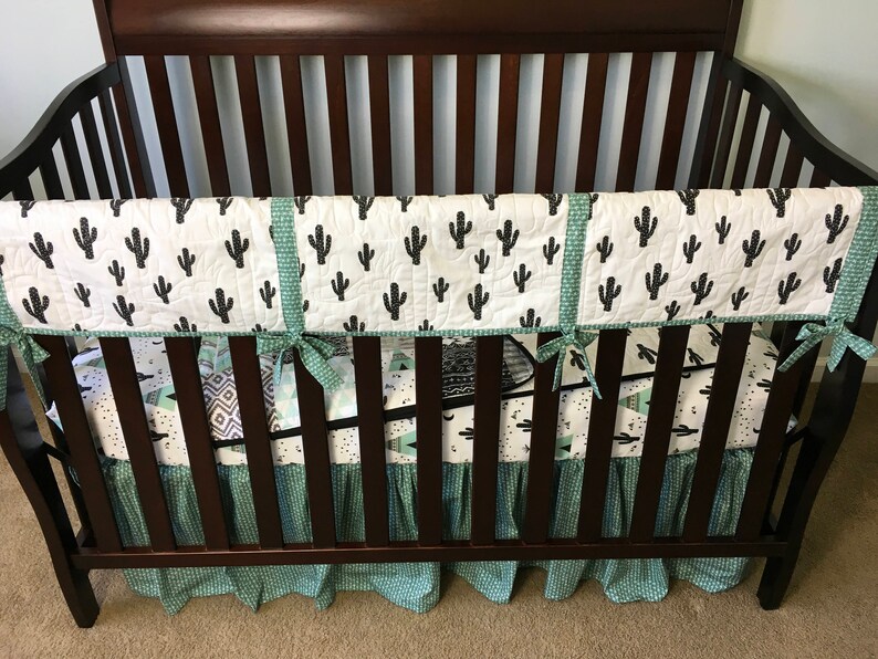 Aztec cactus cacti southwest baby boy crib bedding outdoor Etsy