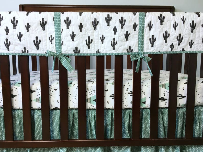 Aztec cactus cacti southwest baby boy crib bedding outdoor Etsy