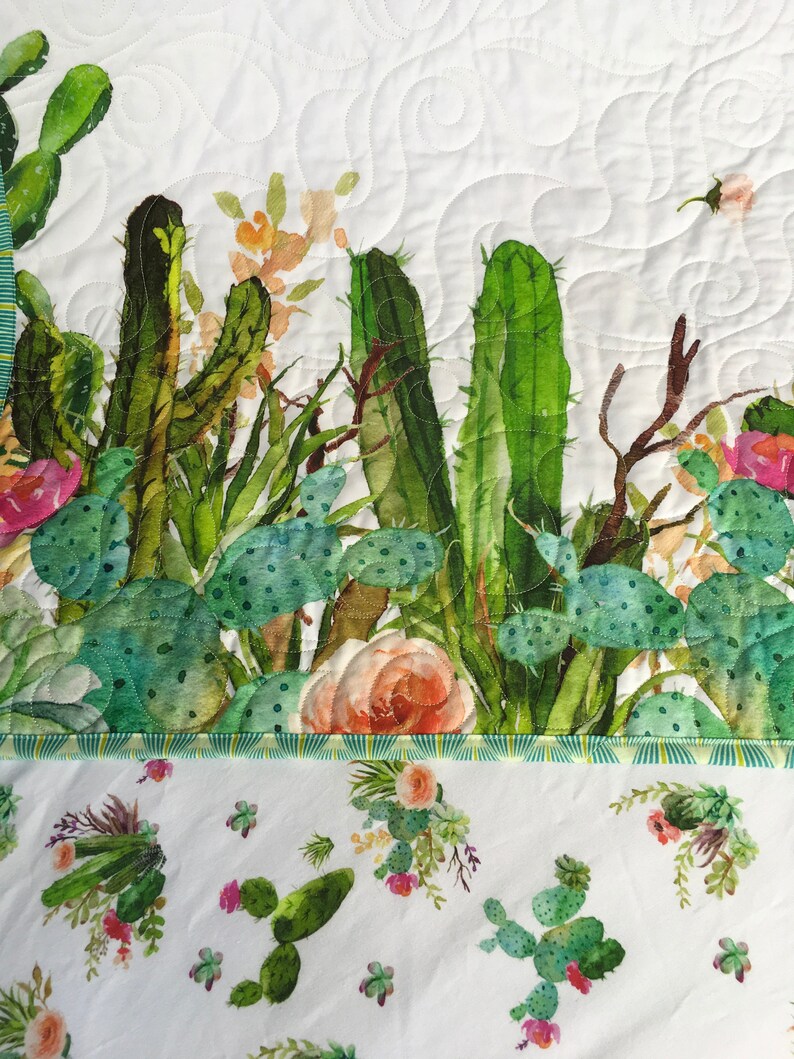 baby girl cactus bedding