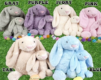 Easter plush bunny, Easter kids gift toy, bunny plush toy, Plush Easter rabbit