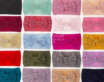 Bow Knot Head Wrap, Bow knot headbands, baby girl shower gift, Baby Turban knot headbands, baby bow knot headbands, toddler headband