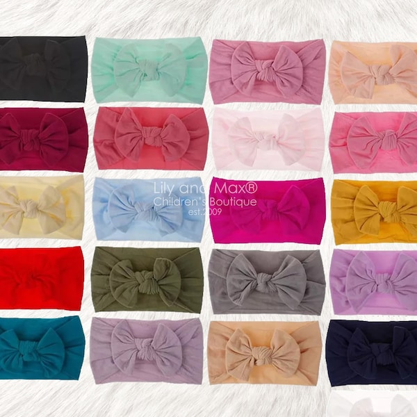 Bow Knot Head Wrap, Bow knot headbands, baby girl shower gift, Baby Turban knot headbands, baby bow knot headbands, toddler headband