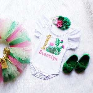 Baby girl cactus outfit best sale