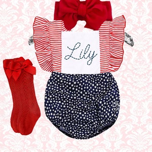 Patriotic baby girl clothes sales
