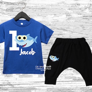 Baby shark boy outfit discount