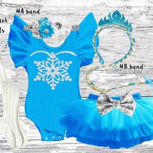 Snowflake princess Outfit, Snowflake 1st birthday Snowflake Dress, Snow Princess dress, Snowflake Halloween costume