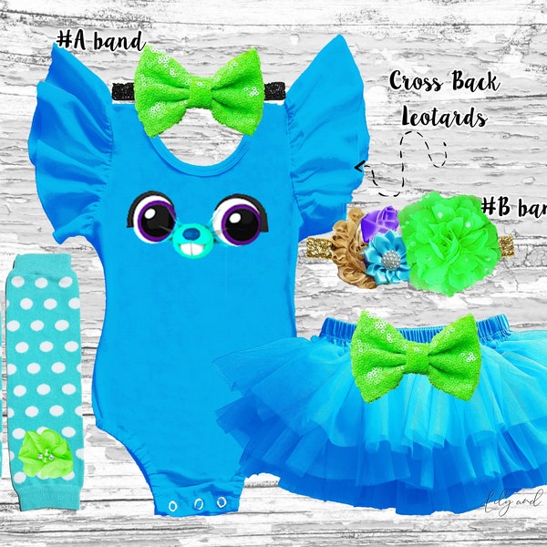 Bunny inspired girl Outfit, Blue Bunny Outfit, Bunny Dress, Bunny Outfit Bunny inspired costume,Ducky bunny Halloween costume