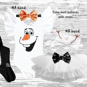 Snowman inspired girl Outfit, Snowman Outfit, Snowman Dress, Snowman Outfit, Snowman inspired costume, Snowman Halloween costume