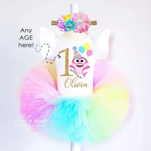 Baby shark girl outfit on sale