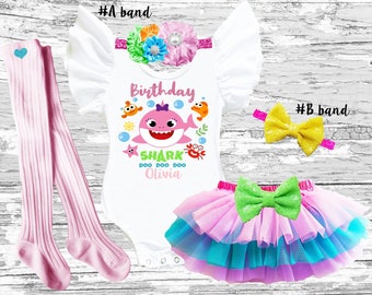 baby girl shark clothes