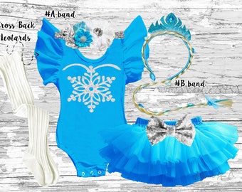 Snowflake Princess Costume: Birthday Outfit, Tutu, Headband