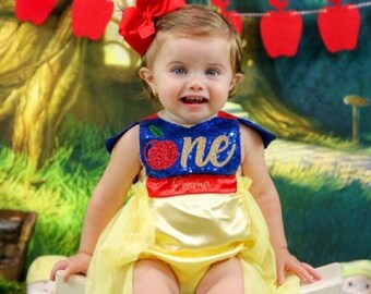 snow white first birthday outfit