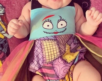 Rag Doll Romper Set: My 1st Halloween Sally Costume