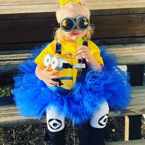 Details about   Minions Party 6th Birthday Yellow Tutu Outfit Personalized Name option