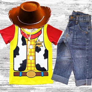 Woody Inspired Boy Outfit Woody Outfit Cowboy Costume Woody | Etsy