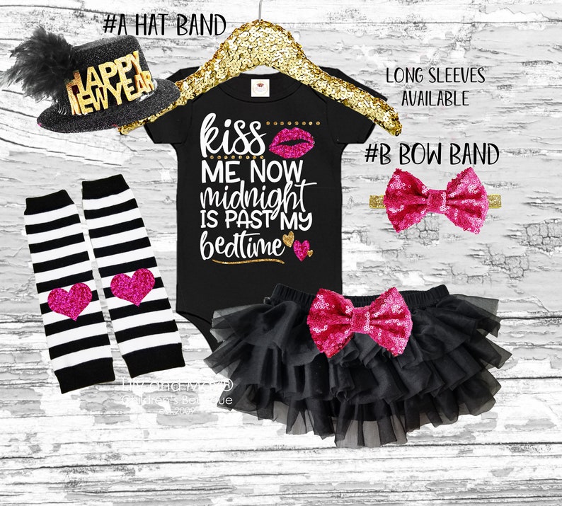 2023 New Year Girls Outfitnew Year HELLO 2023 Outfit Setnew Etsy