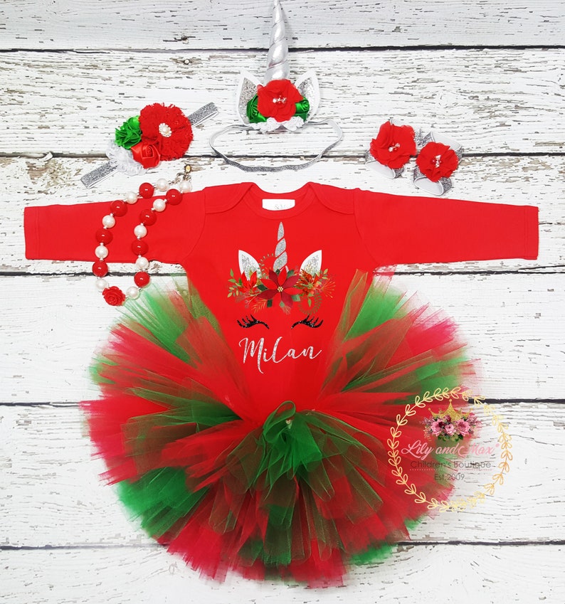 newborn christmas dress girl