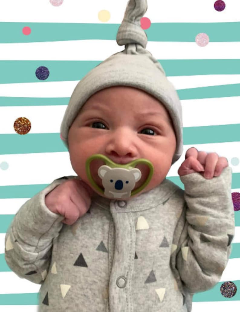 Baby blankets Blanket gift set Knotted baby hats Newborn Etsy