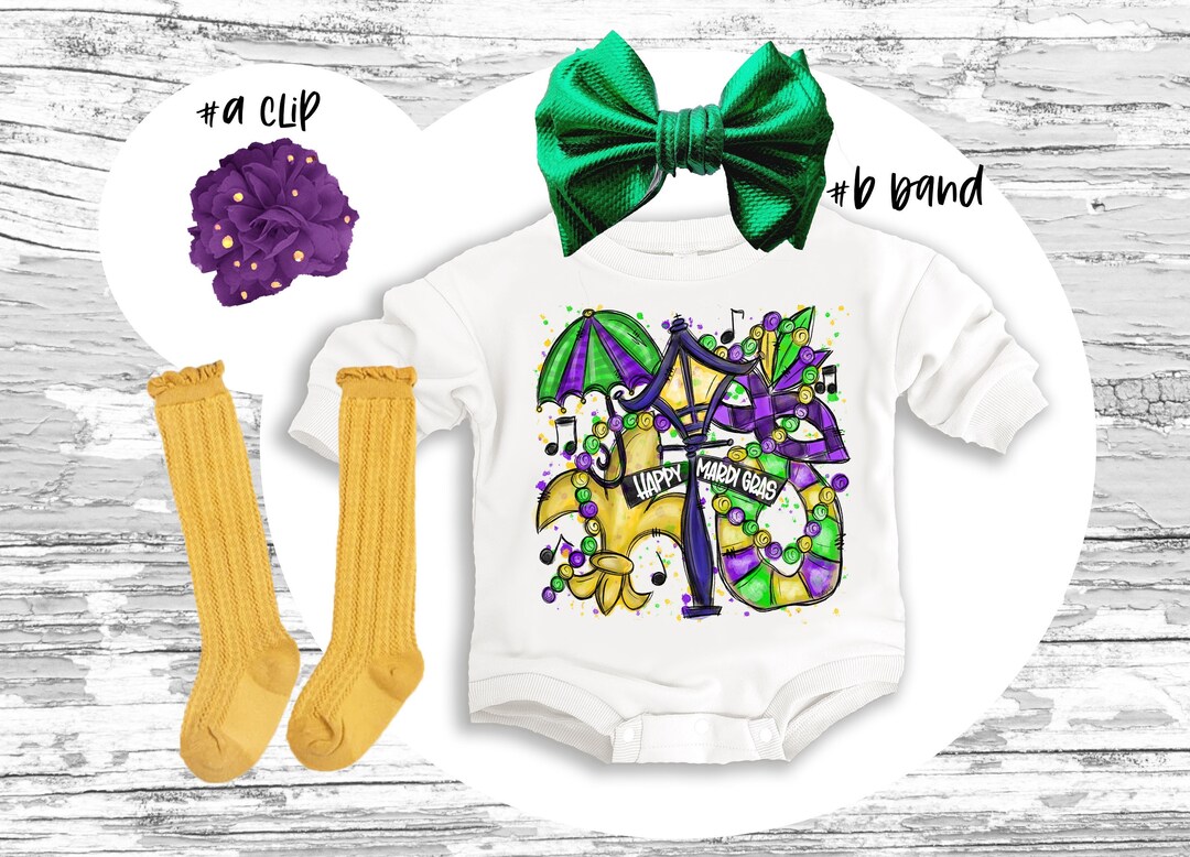 mardi gras baby girl