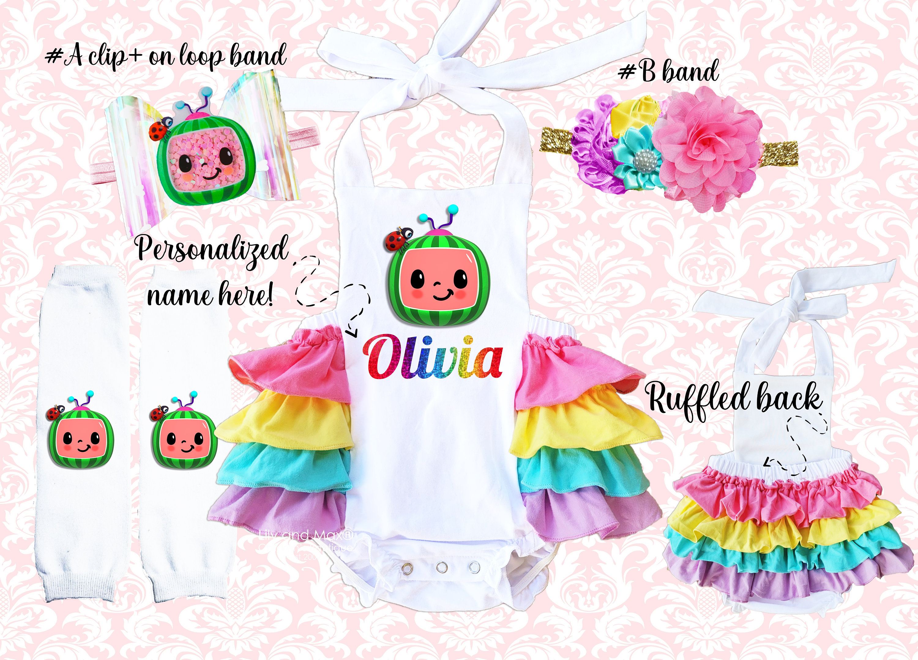 Cocomelon Birthday Outfit Cocomelon 1st 