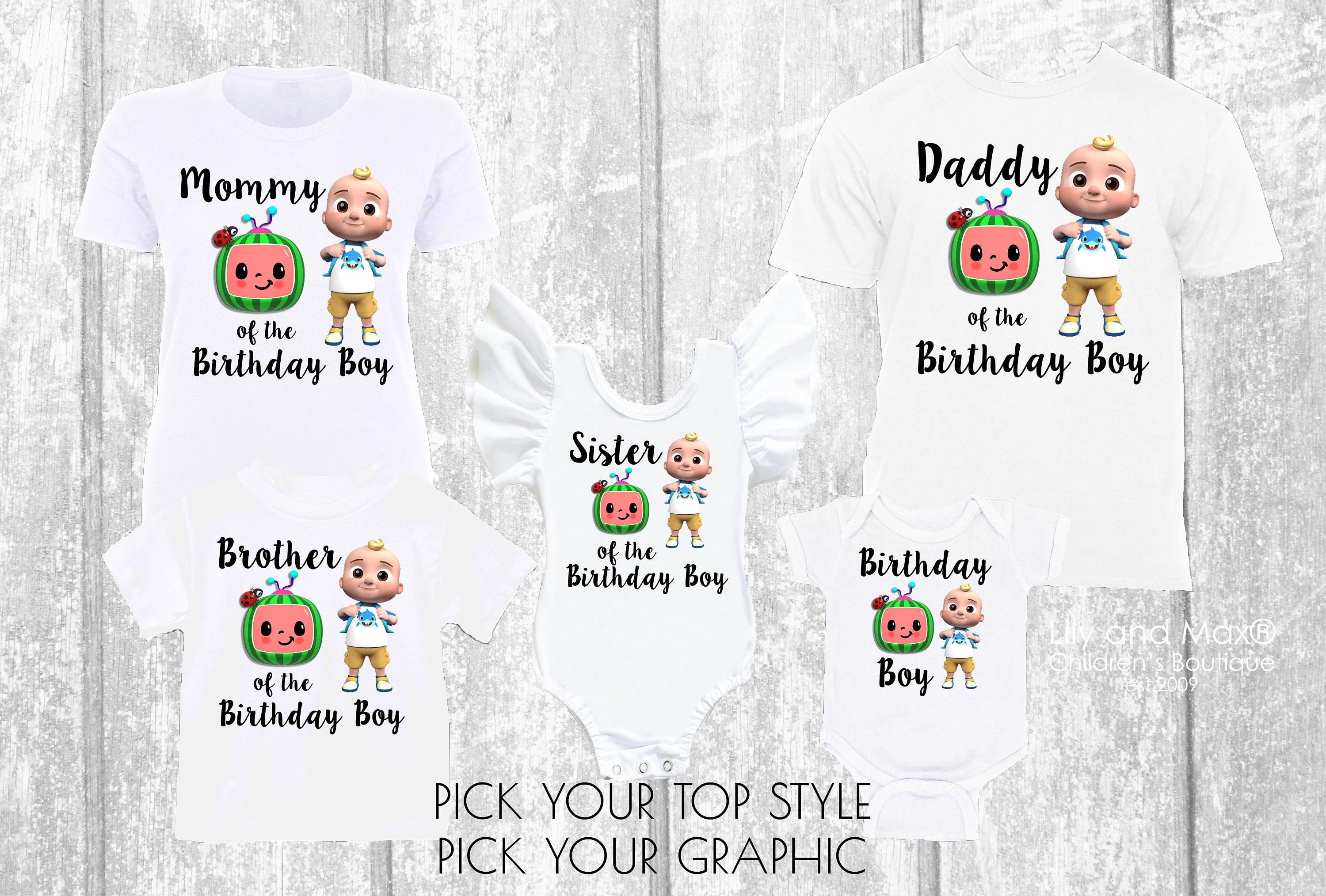 Family Shirts Cocomelon Birthday 