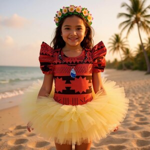 1st Birthday Girl Outfit, Hawaiian Leotard Costume Set For Girls