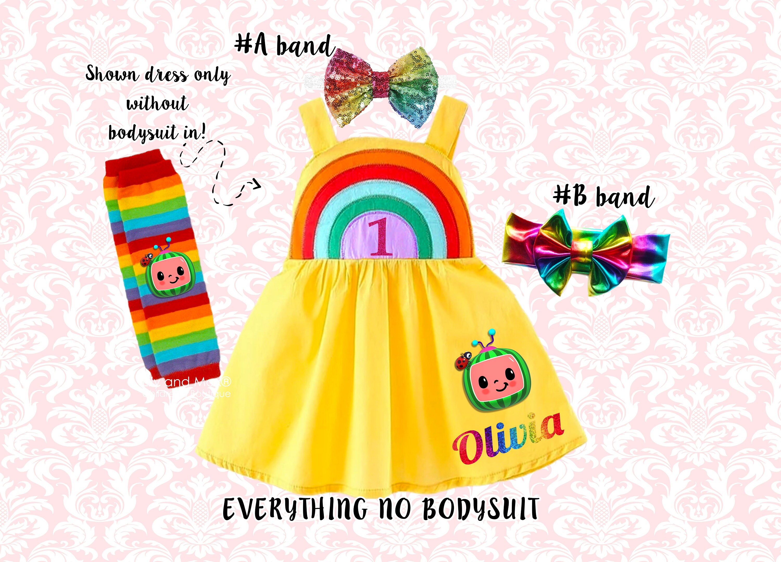 Cocomelon Birthday Outfit Cocomelon 1st 