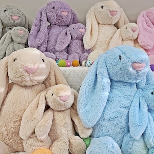 Easter plush bunny, Easter kids gift toy, bunny plush toy, Plush Easter rabbit