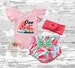 1st Birthday Watermelon Outfit,  One in a melon birthday girl set,  Watermelon bloomer, Watermelon smash cake outfit, round knot headband 