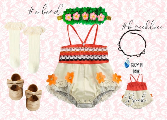 Girls hawaiian romper hotsell